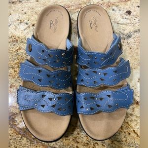 Clarks Blue Collection Laurieann Echo Women’s Sandals, size 6.5. New.